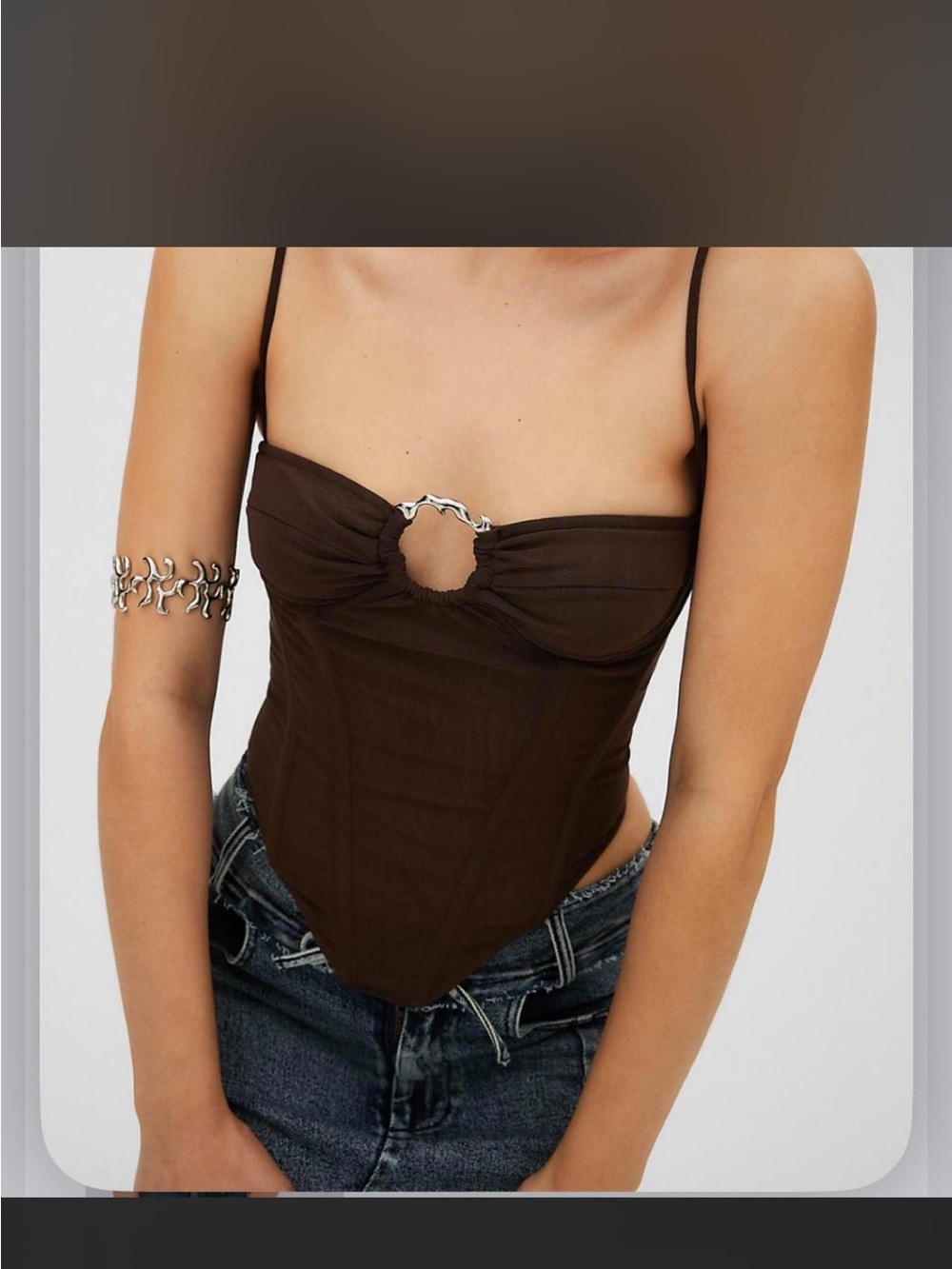 Miaou corset top